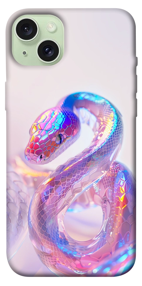 Чехол Holographic serpent для iPhone 15 Plus