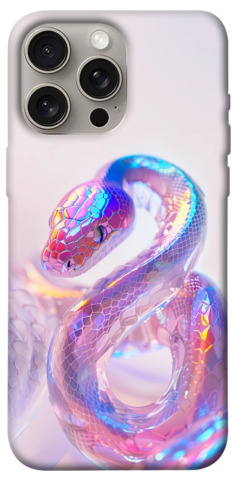 Чехол Holographic serpent для iPhone 15 Pro Max