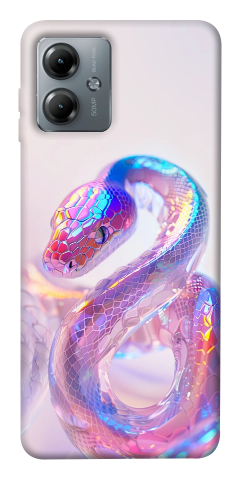 Чехол Holographic serpent для Motorola Moto G14