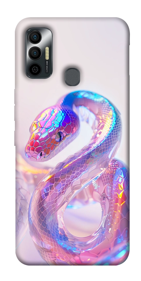 Чехол Holographic serpent для TECNO Spark 7