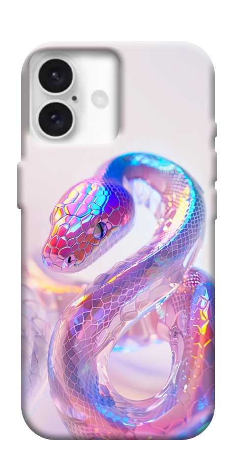 Чехол Holographic serpent для iPhone 16