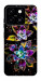 Чохол Flowers on black для ZTE Blade A55 4G