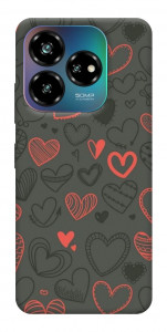 Чохол Милі серця для ZTE Nubia V60