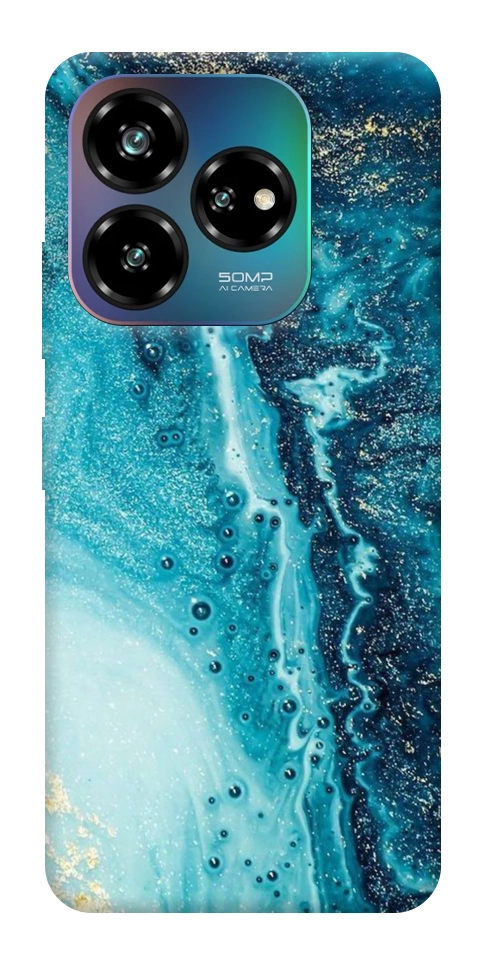 Чехол Голубая краска для ZTE Nubia V60
