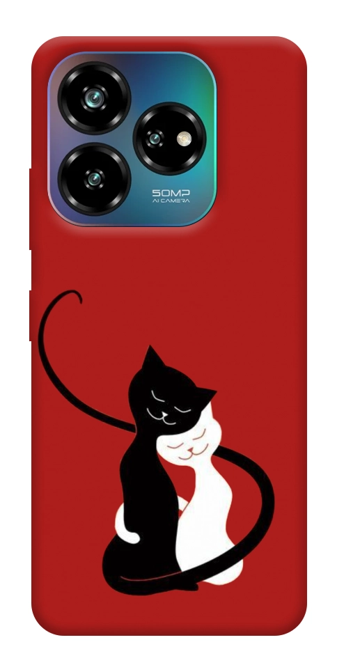 Чехол Влюбленные коты для ZTE Nubia V60