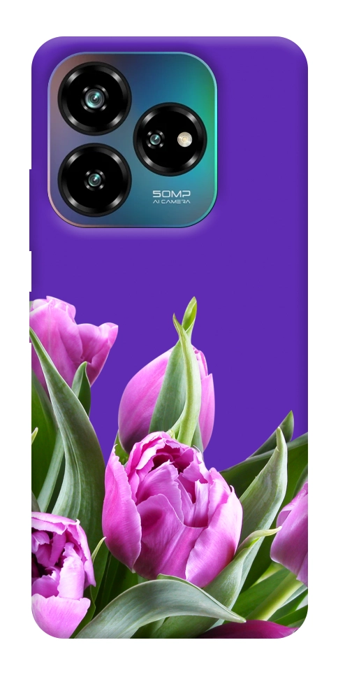 Чохол Тюльпани для ZTE Nubia V60