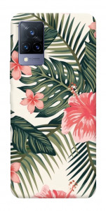 Чехол Tropic flowers для Vivo V21