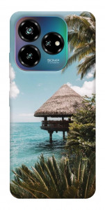 Чехол Тропический остров для ZTE Nubia V60