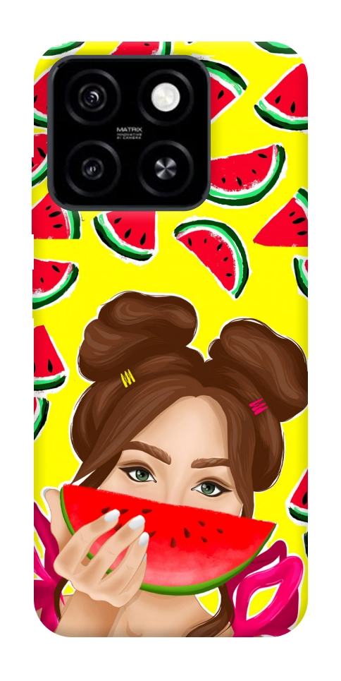 Чехол Watermelon girl для ZTE Blade A55 4G