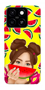 Чохол Watermelon girl для ZTE Blade A55 4G