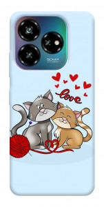Чехол Два кота Love для ZTE Nubia V60