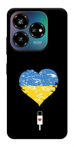 Чехол З Україною в серці для ZTE Nubia V60