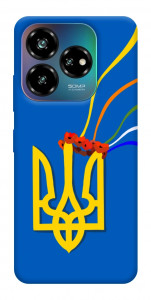 Чехол Квітучий герб для ZTE Nubia V60