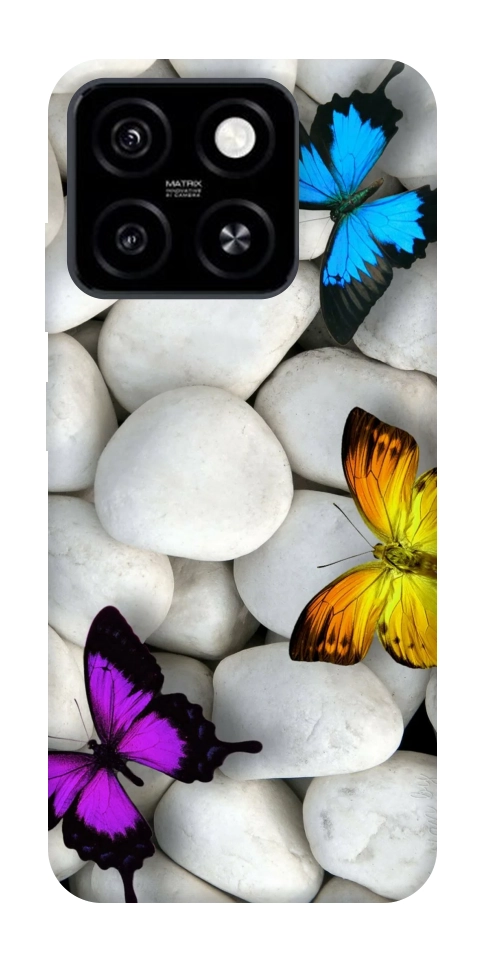 Чохол Butterflies для ZTE Blade A55 4G