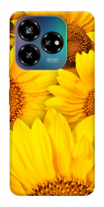 Чехол Букет подсолнухов для ZTE Nubia V60
