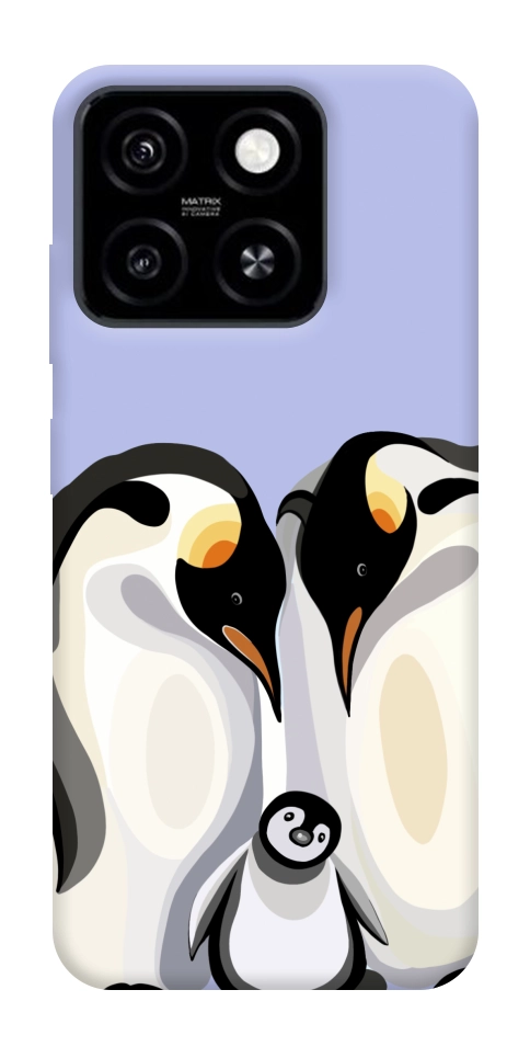 Чохол Penguin family для ZTE Blade A55 4G