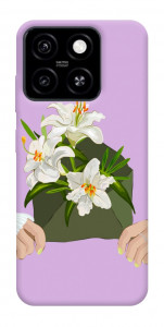 Чехол Flower message для ZTE Blade A55 4G