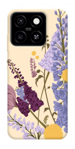 Чехол Flowers art для ZTE Blade A55 4G