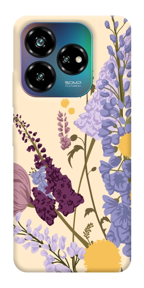 Чехол Flowers art для ZTE Nubia V60
