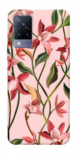 Чехол Floral motifs для Vivo V21