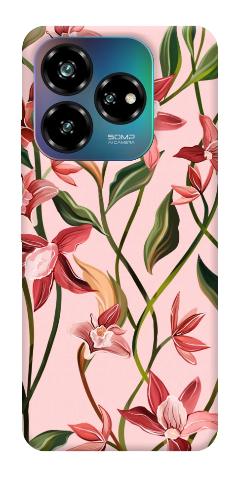 Чехол Floral motifs для ZTE Nubia V60