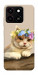 Чохол Cat in flowers для ZTE Blade A35 4G