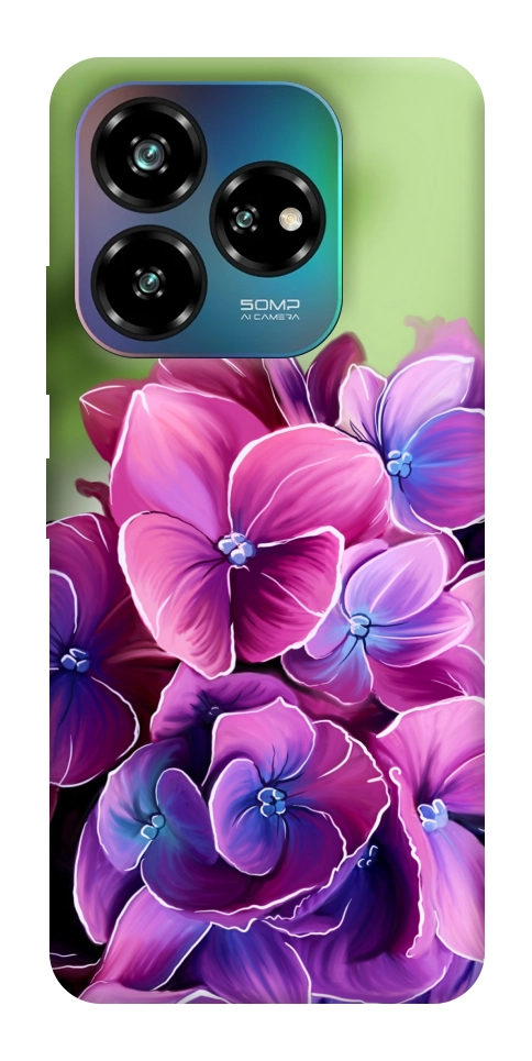 Чехол Кружевная гортензия для ZTE Nubia V60