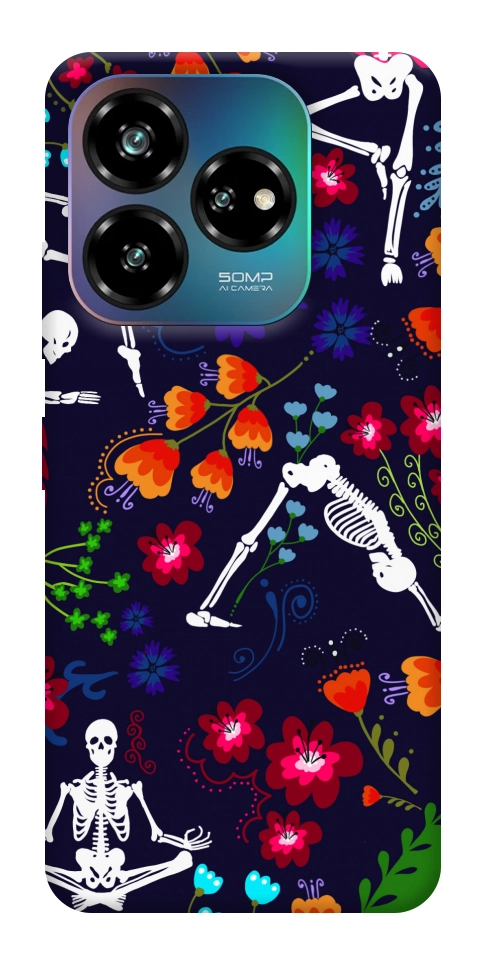 Чехол Yoga skeletons для ZTE Nubia V60