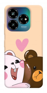 Чехол Медвежата для ZTE Nubia V60
