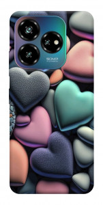 Чехол Каменные сердца для ZTE Nubia V60