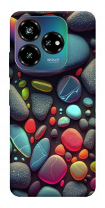 Чехол Разноцветные камни для ZTE Nubia V60