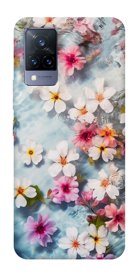 Чехол Floating flowers для Vivo V21