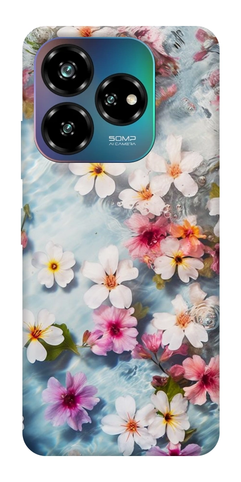 Чехол Floating flowers для ZTE Nubia V60