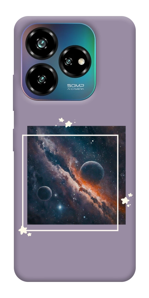 Чехол Космос в квадрате для ZTE Nubia V60