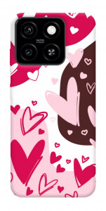 Чехол Hearts mood для ZTE Blade A55 4G