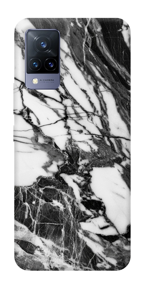 Чехол Calacatta black marble для Vivo V21