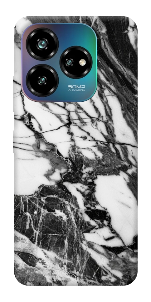 Чехол Calacatta black marble для ZTE Nubia V60