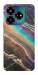 Чехол Радужный мрамор для ZTE Nubia V60