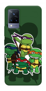 Чехол Green turtles для Vivo V21