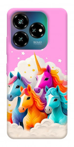 Чехол Пони в облаках для ZTE Nubia V60