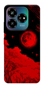 Чехол Кровавый закат солнца для ZTE Nubia V60