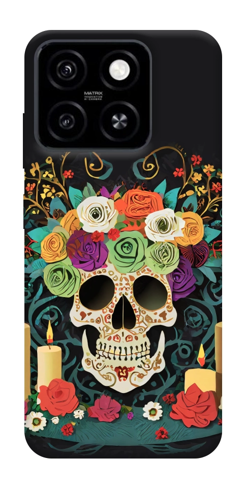 Чехол Skull of celebration для ZTE Blade A55 4G