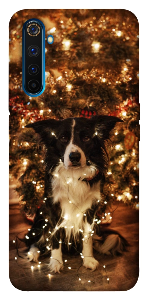 Чехол Christmas dog для Realme 6 Pro