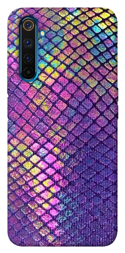 Чехол Neon snake skin для Realme 6 Pro