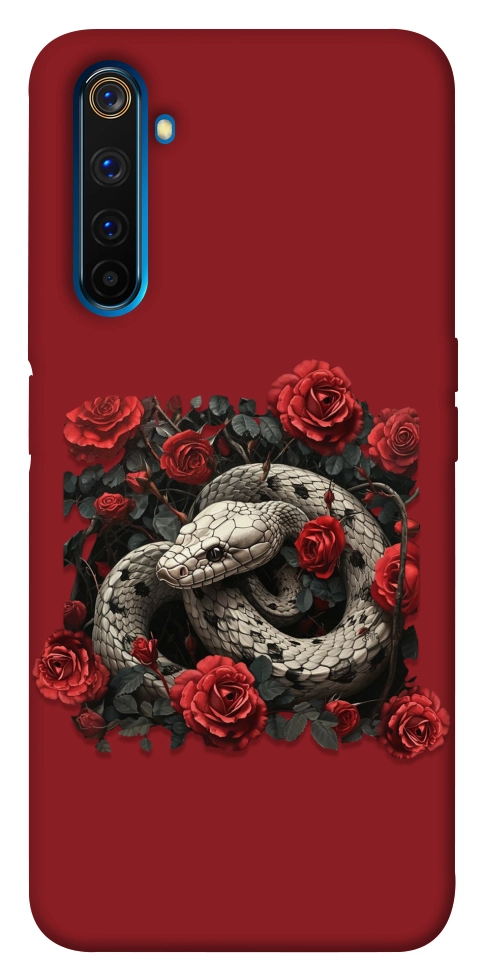 Чехол Roses snake для Realme 6 Pro