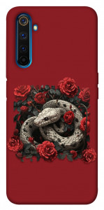 Чехол Roses snake для Realme 6 Pro