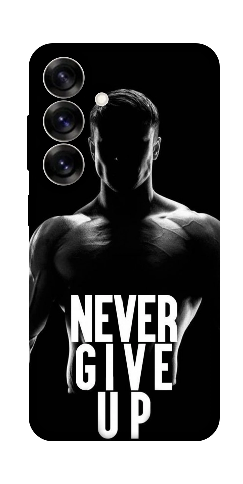 Чехол Never give up для Galaxy S25+