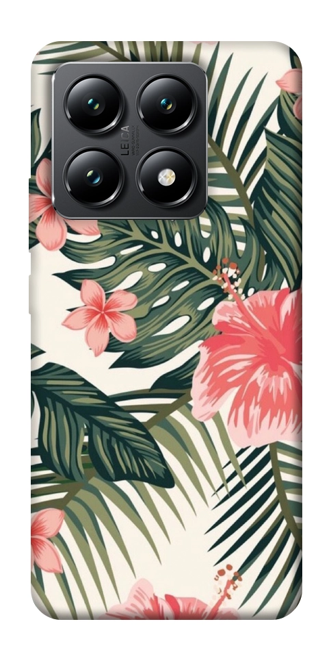 Чохол Tropic flowers для Xiaomi 14T