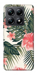 Чохол Tropic flowers для Xiaomi 14T Pro