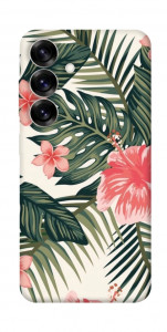 Чохол Tropic flowers для Galaxy S25